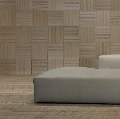Parquet Tiles Fabric in European oak essence by Giacobazzi