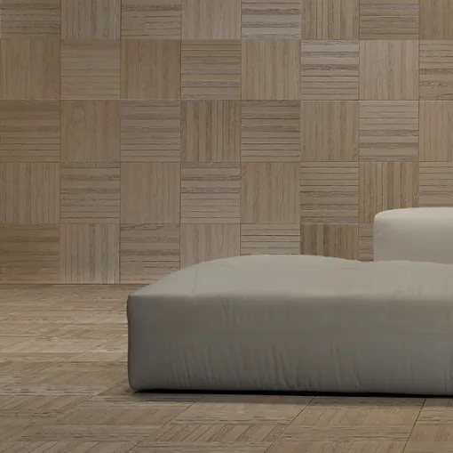 Parquet Tiles Fabric in European oak essence by Giacobazzi
