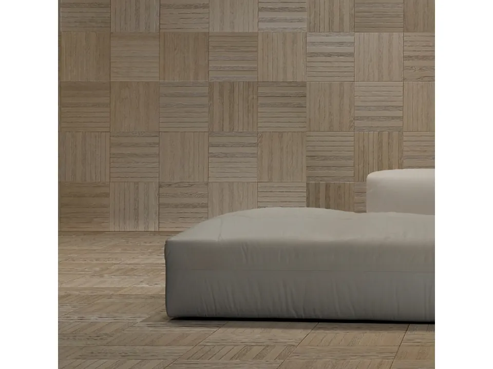 Parquet Tiles Fabric in European oak essence by Giacobazzi