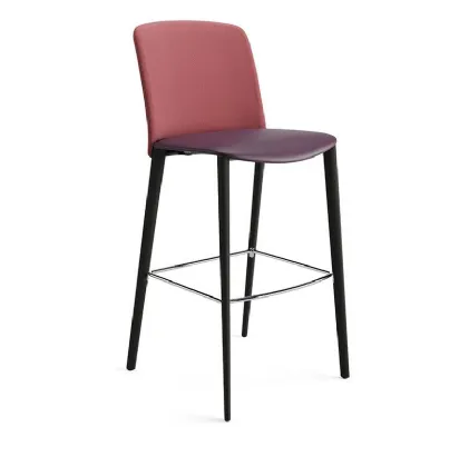 Mixu 02 upholstered fabric stool by Arper