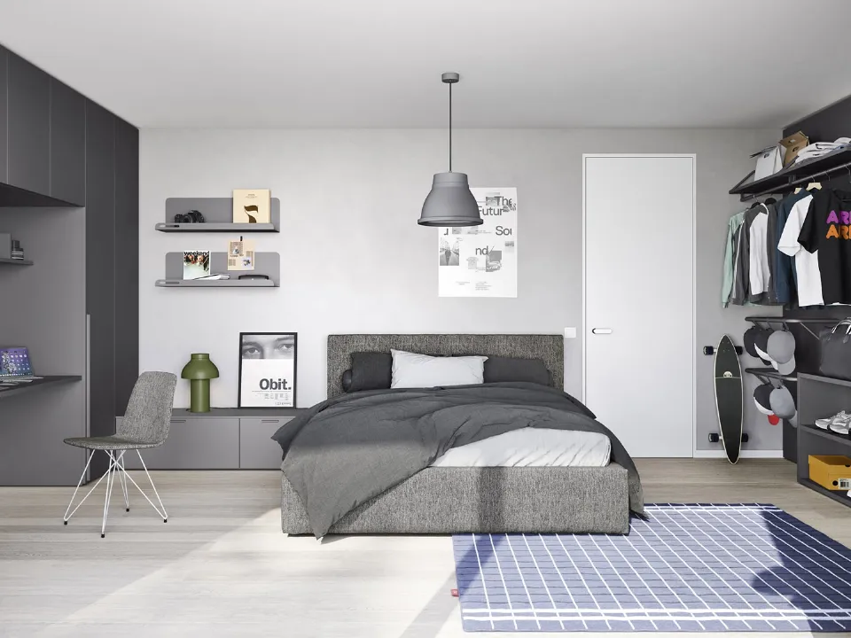 Single bed Wind by Nidi.