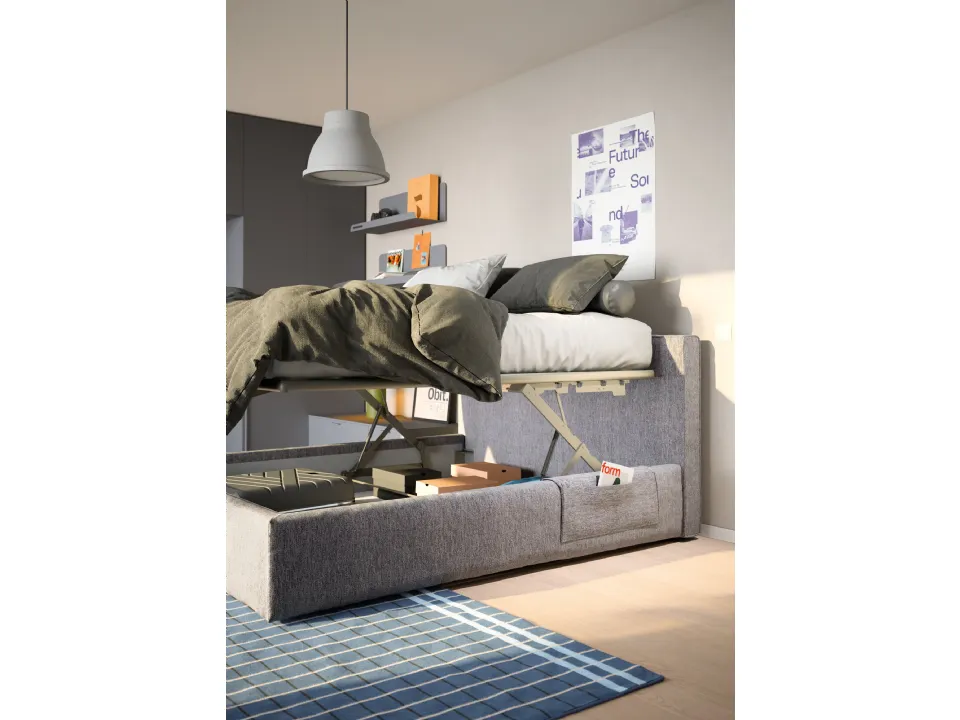 Single bed Wind by Nidi