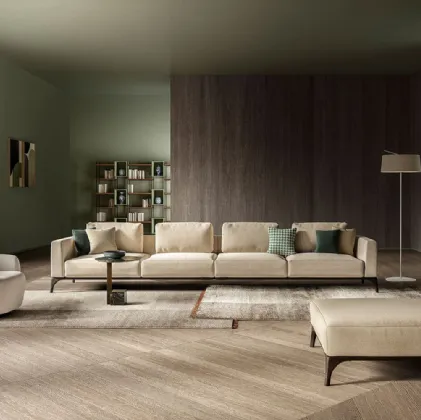 Linear sofa Milano by Bodema