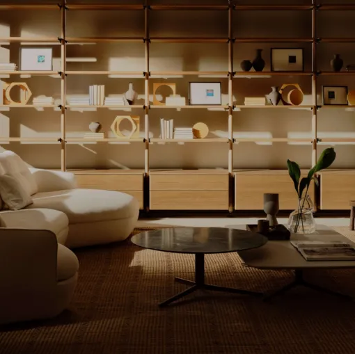 Mirea fabric living room by Lema