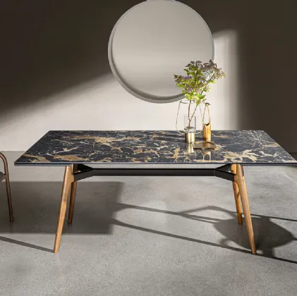 Rectangular extendable Lewood table by Sovet.