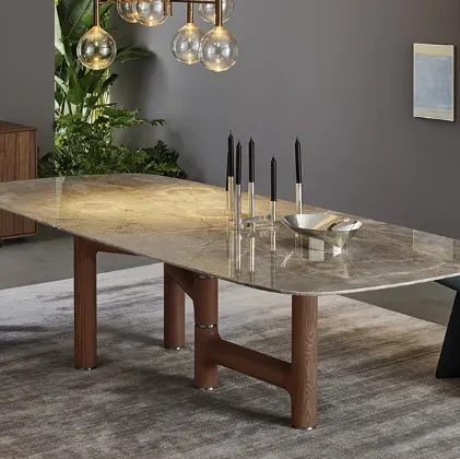 Pivot Marble Table by Bonaldo.