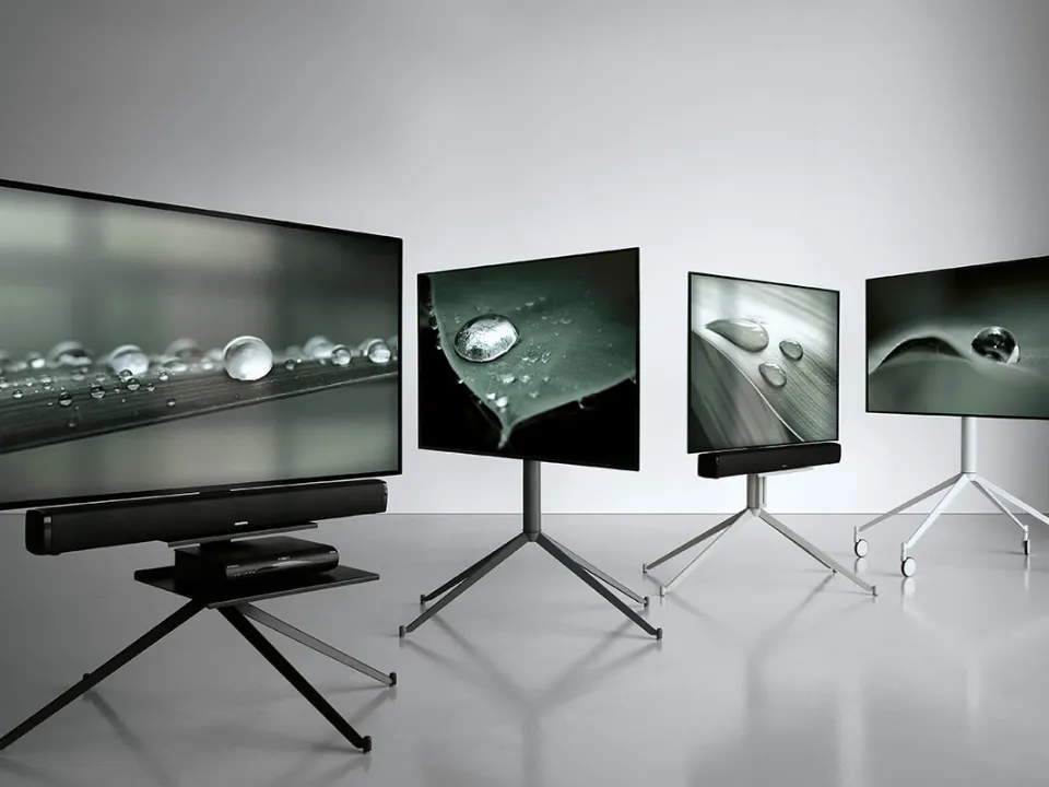 Mobile TV Stand Apollo configuration 02 by Extendo