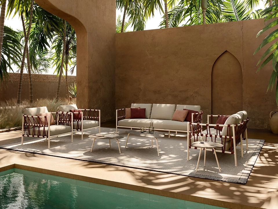 Outdoor aluminum furniture Antigua by Emu