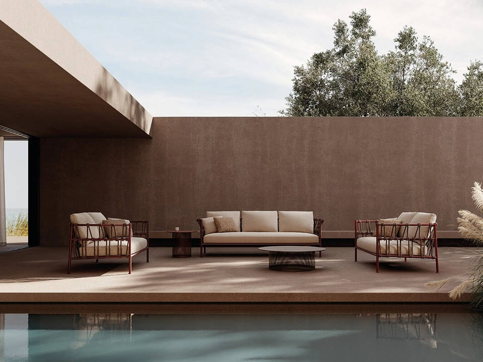 Outdoor aluminum furniture Antigua by Emu