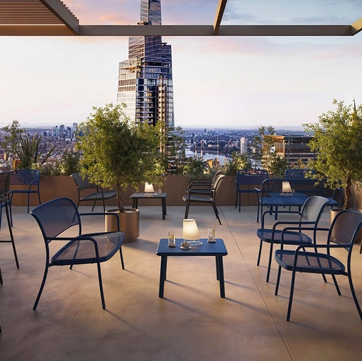 Emu Café outdoor steel furniture