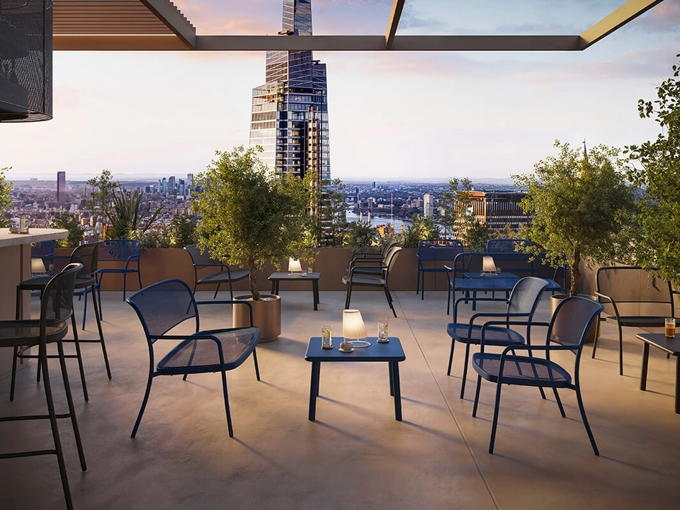 Emu Café outdoor steel furniture
