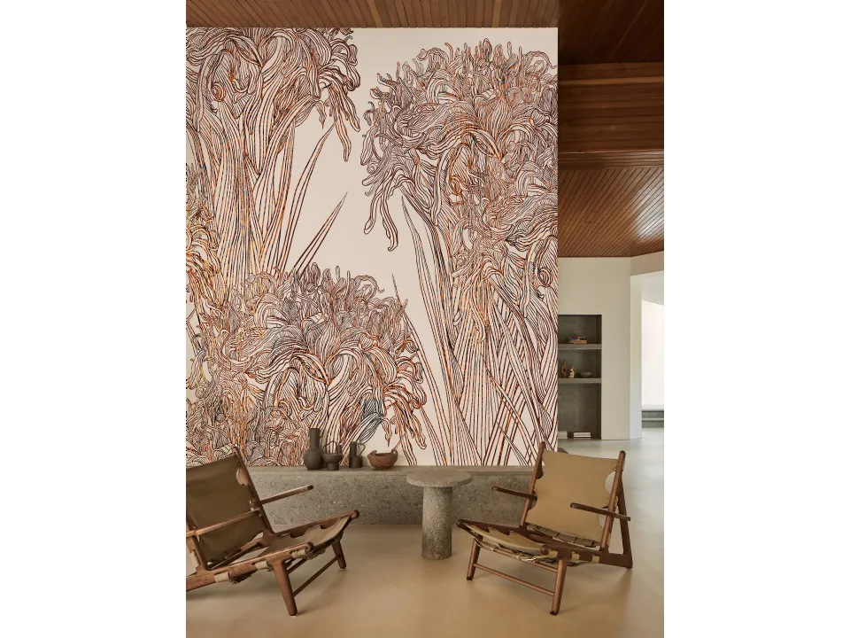 Wall&Deco's Lilly wallpaper.