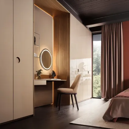 Eklissy hinged-door wardrobe by Lema