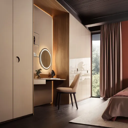 Eklissy hinged-door wardrobe by Lema